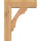 Ekena Millwork Olympic Block Smooth Bracket w/ Offset Brace, Western Red Cedar, 5 1/2"W x 16"D x 20"H BKT0604X16X20OLY05SWR - alternate 3
